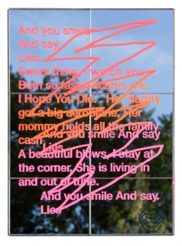 Serie 10 40 x 30 x 3 cm oil, gloss paint, mirror tiles on wooden board 2019 